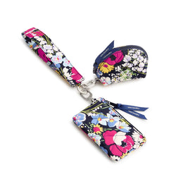 Dual Pouch Wide Wristlet